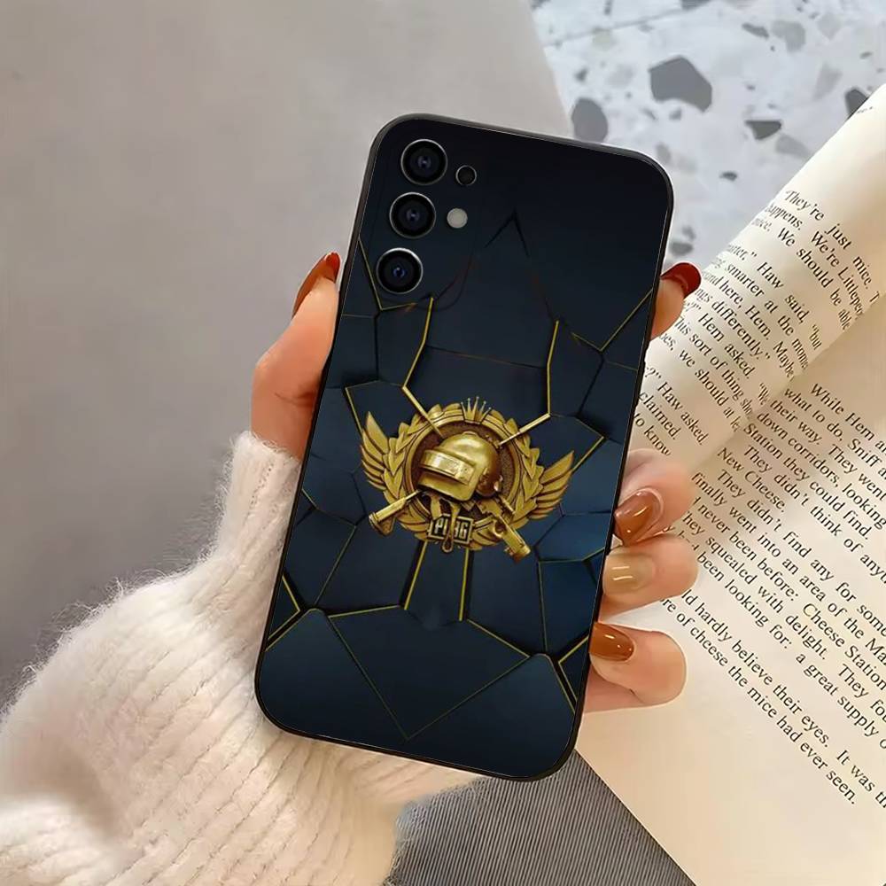 Game P-PUBG-es Phone Case Black Silicone Soft For Samsung S25,S24,S21,S22,S23,S30,Ultra,S20,Plus,Fe,Lite