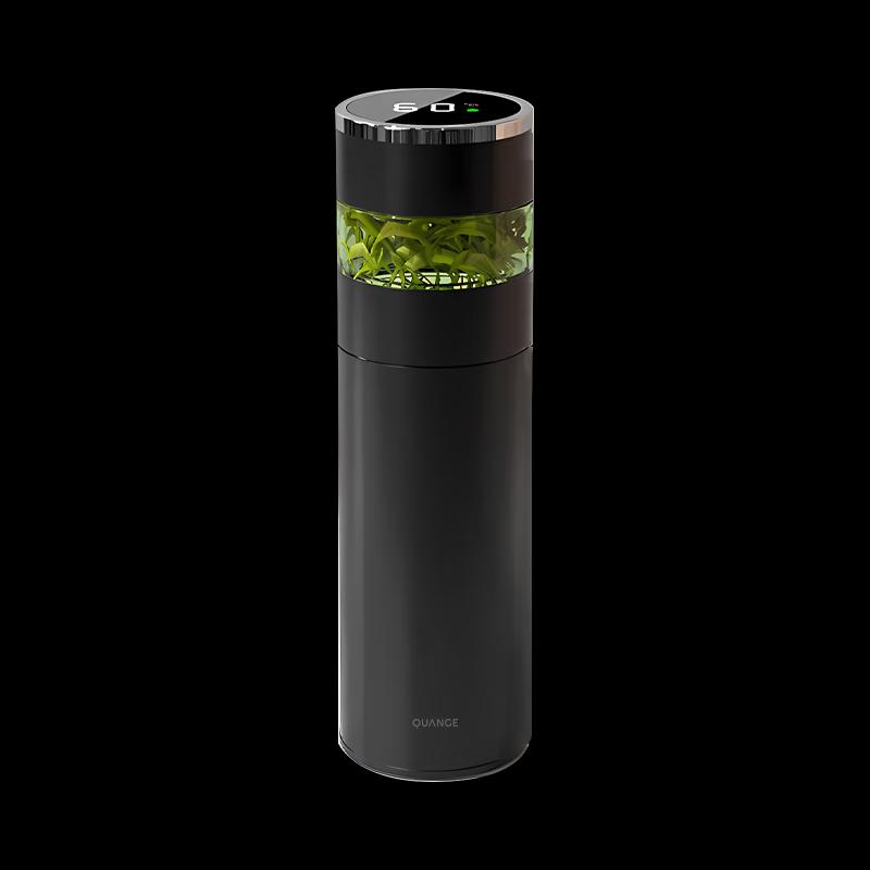QUANGE 316 Stainless Steel Tea Infuser Thermos with Temp Display