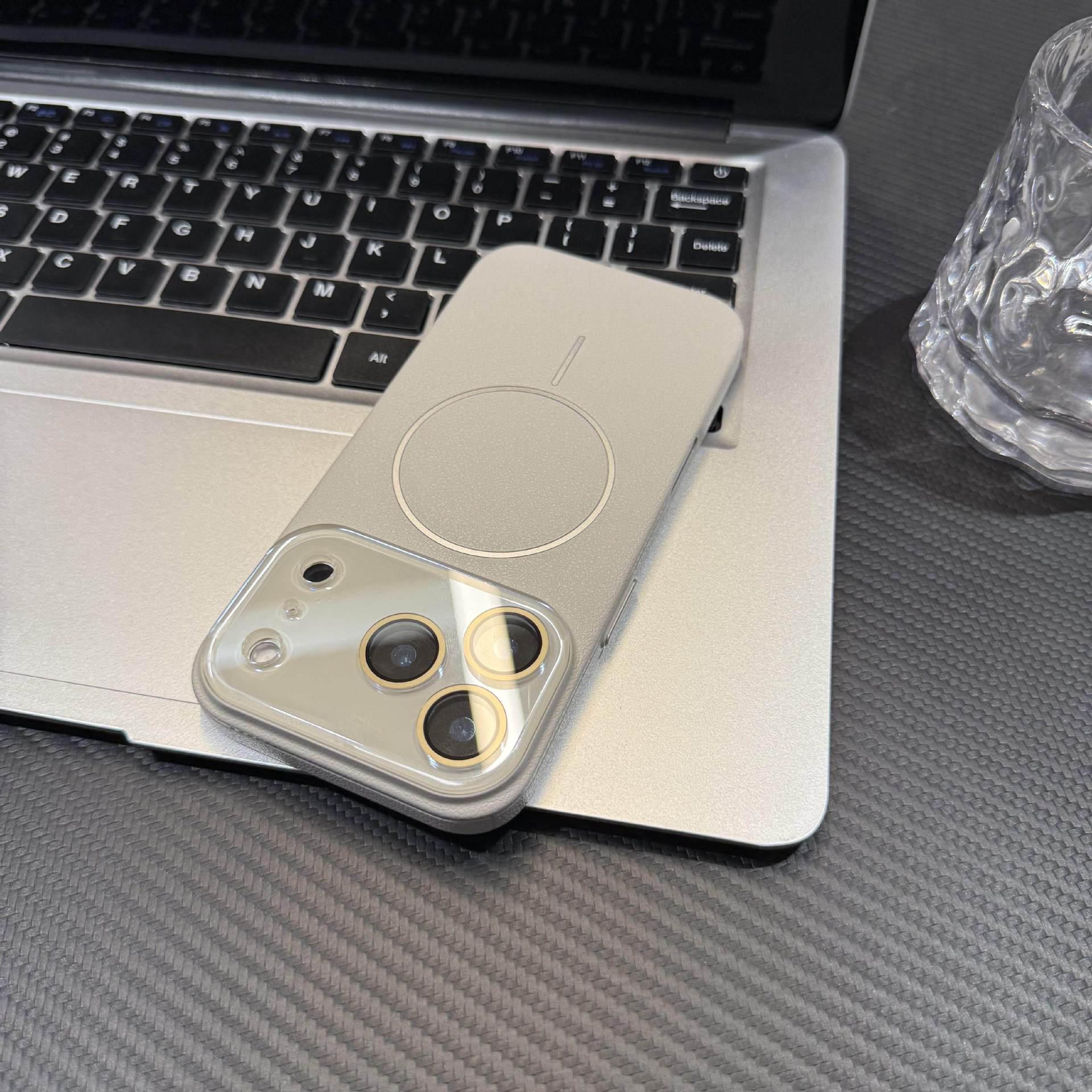 

iPhone 17 Lychee Texture Magnetic Ring Case & Apple 16 Crystal Lens Protective Cover iPhone 14 Pro