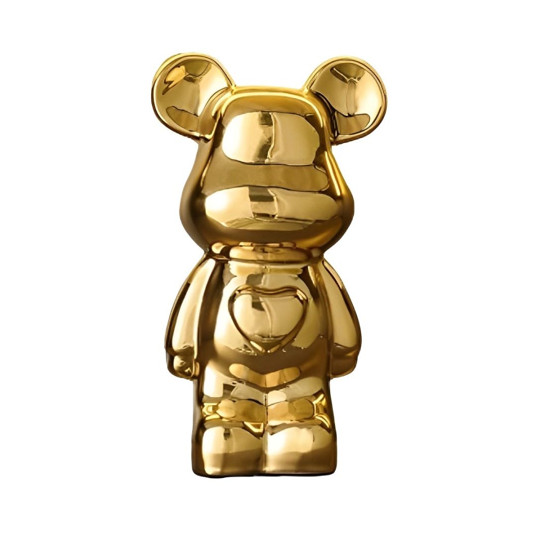 

[MoZoo] Стильная фигурка медведя, украшение интерьера, золото