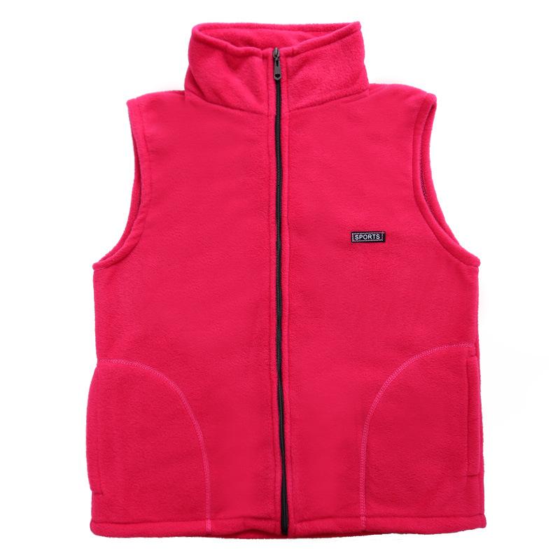 Women's Sportswear Jacket Fleece Waistcoat Fashion Female Vest Mother Autumn Short Warm Imitation Lamb Woolen Oversize
