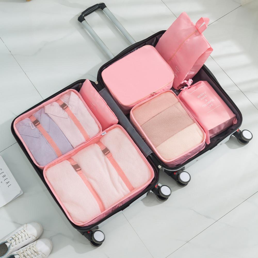 Waterproof Travel Compression Packing Cubes Bag Space-saving Thickened Luggage Storage Bag Wear-resistant Durable