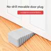 3pcs Creative Windproof Door Stopper, Plastic Matte Surface, Safety Door Barrier, Anti-Collision Door Stopper, Random Colors