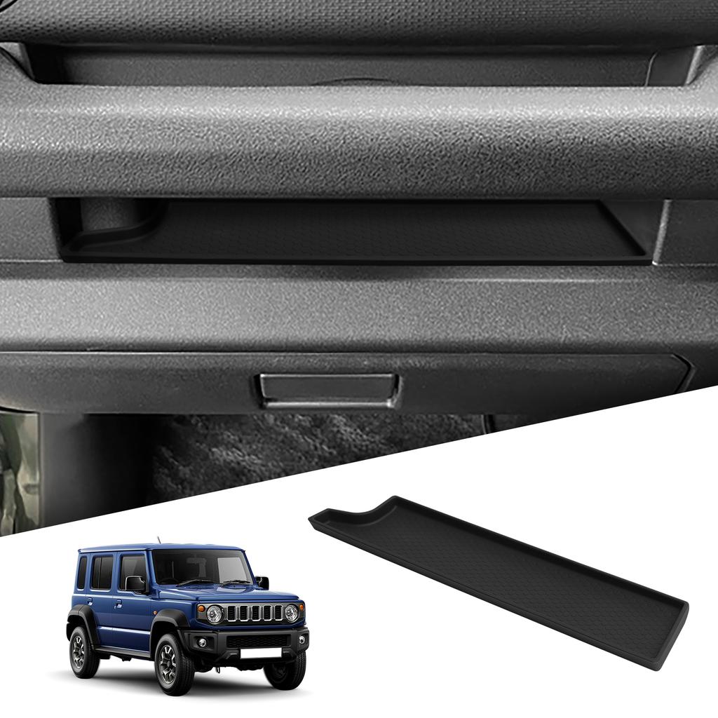 Right Drive for Suzuki Jimny 2025 2025 Silicone Co-pilot Storage Mat Anti-slip Protective Pad Car Interior Accessories Black