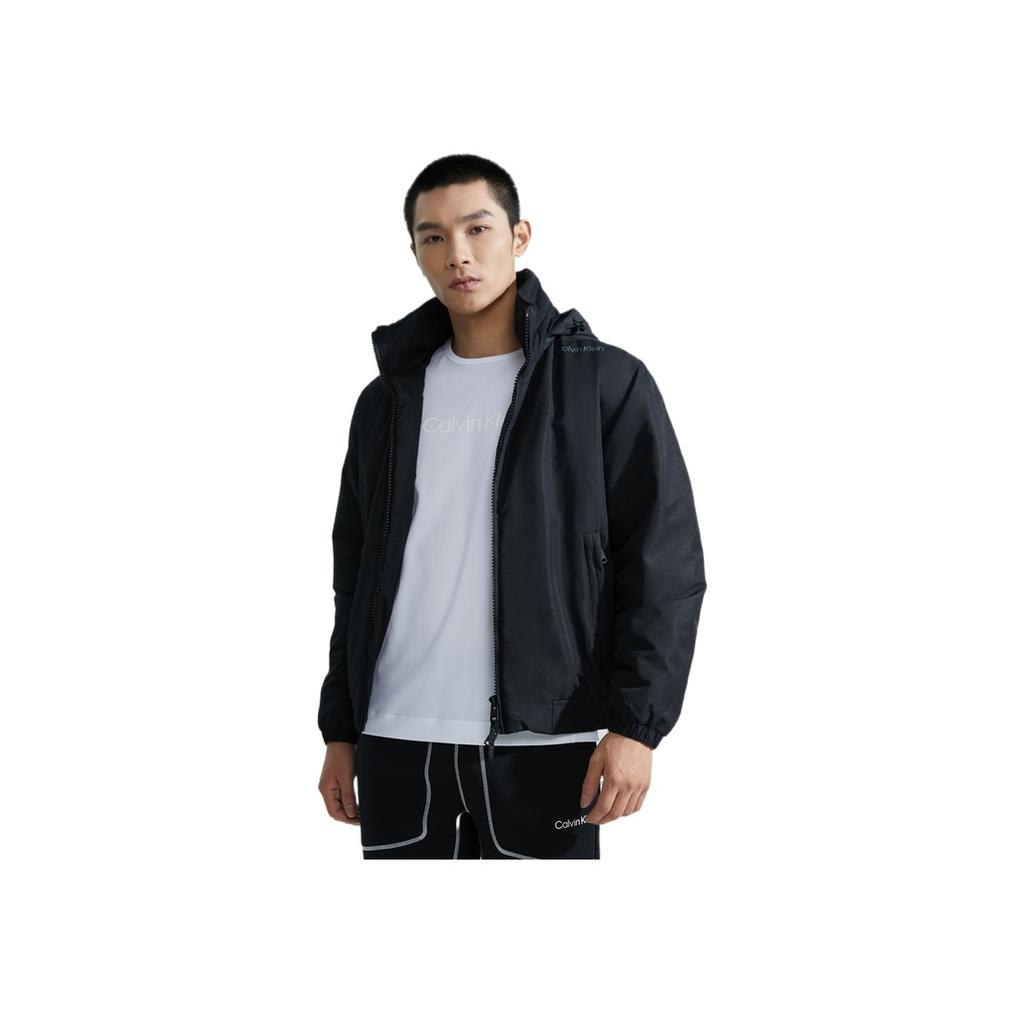 Calvin Klein Technology Waterproof Urban Commuter Packable Hooded Casual Jacket Men Jackets Space-Black 4MF3O506001