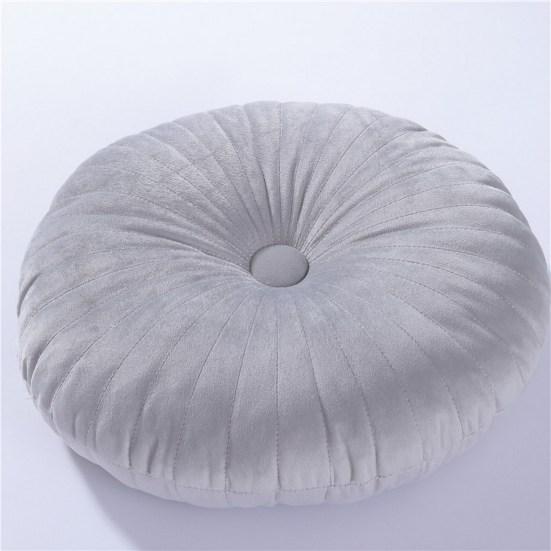 Throw Pillow Breathable Non-fading Soft Comfortable Nordic Style Short Velvet Pumpkin Cushion