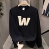 Trendy Brand Pure Cotton T-Shirt Men'S Bottoming Shirt Long-Sleeved Fashion Trend Top Autumn And Winter Men'S And Women'S Crew Neck Sweater