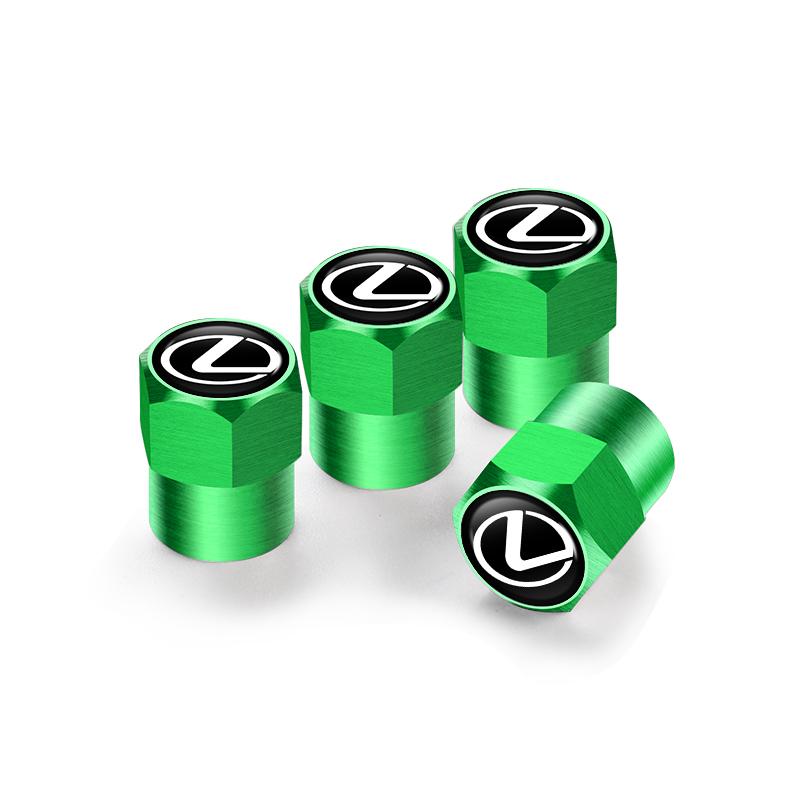 

Car Wheel Tire Valve Hexagon Caps Metal Stem Cover For Lexus UX250h RX450h CT200h RX400h NX300h RX300 GX470 IS460 IS220h IS300