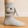 New 3D Knit Animal Socks Double Layer Warm Funny Socks Hand Crocheted Breathable Middle Tube Socks Christmas Gifts Legs Warme