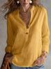 2026 Summer Women's Solid Color Fashion Button Top