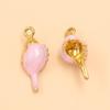 Ocean-Themed Stainless Steel Seashell Conch Pendant Jewelry Accessories