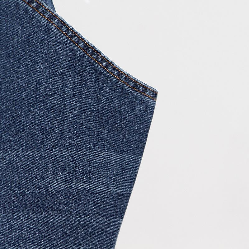 2025 Summer Street Style Denim Skirt: Women's Long Skirt with Unique Personality and Big Pocket Design