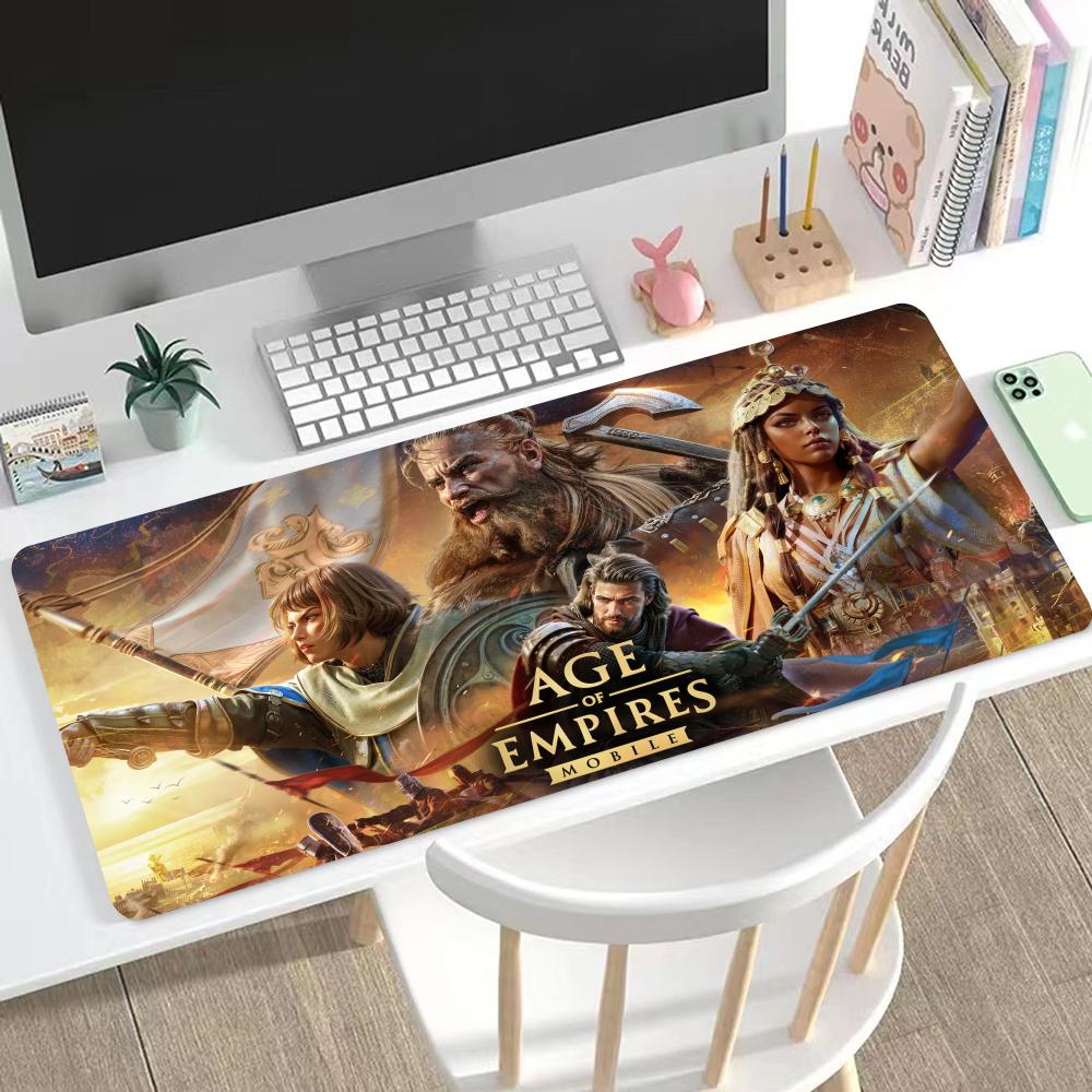 Age Of Empires Gaming Mouse Pad E-sports Gaming Mouse Pad Oversized Personalized Desk Pad Keyboard Mouse Pad Non-Slip Desk Mat