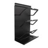 Pot Lid Organizer Rack Black Aluminium Alloy Multifunctional Chopping Board Organizer