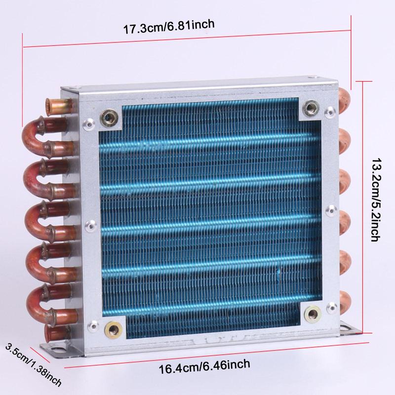 Condenser for Refrigerator Freezer Aluminum Fin Compact Small Air Cooled