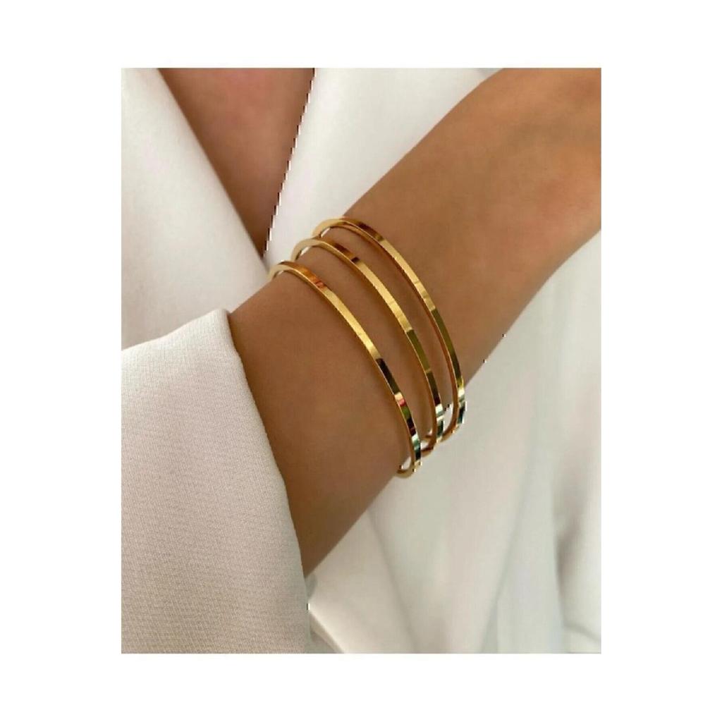 Tenký náramek Ajda zlaté barvy 1, náramek - 3155