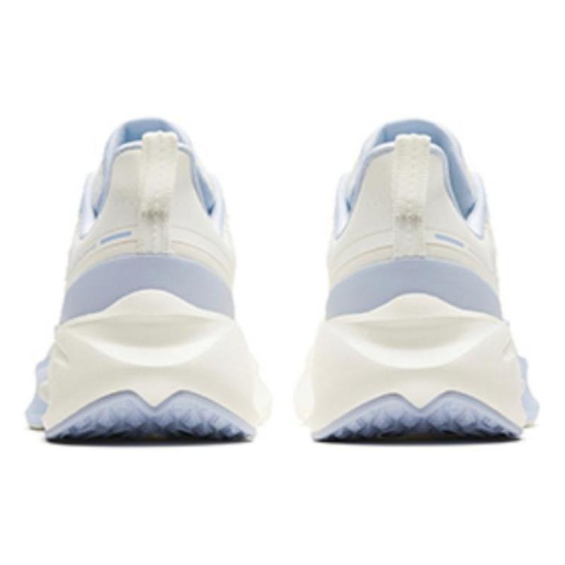Anta Cushioning Low Top Running Shoes Women's White Blue Sneakers 122415522-3