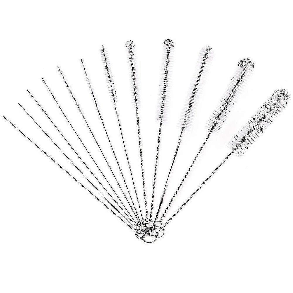Cleaning Brushes, 12 Piece Set 24 Cm Long Brushes, Bottle Cleaning Brushes - RiRi