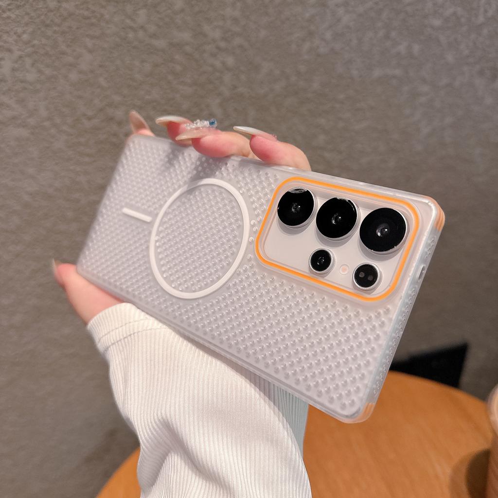 Summer Cooling Phone Case Is Suitable for Samsung S25ultra Case S24plus Magnetic Protective Case