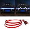 12V Scan Starting Car Hood Signal Light Car Daytime Running Light DRL Dynamic Auto Tuning Decorative Headlight Strip Universal