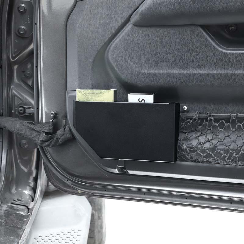 Front Door Pocket Storage Box For Jeep Wrangler JL For JT Gladiator 2018-2023 Organizer Container Stowing Tidying Accessories