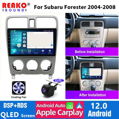 2din Autórádió Subaru Forester SG 2004-2008-hoz Android 13 Sztereó Multimédia Lejátszó Rádió Autós sztereó Carplay DSP GPS Nincs DVD