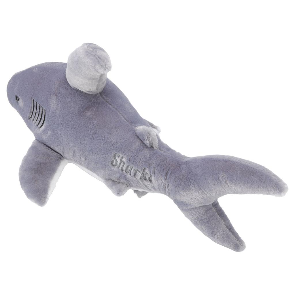 Shark Plush 27.5in Long Lifelike Appearance Vivid Colors Soft Washable Surface Stuffed Shark for