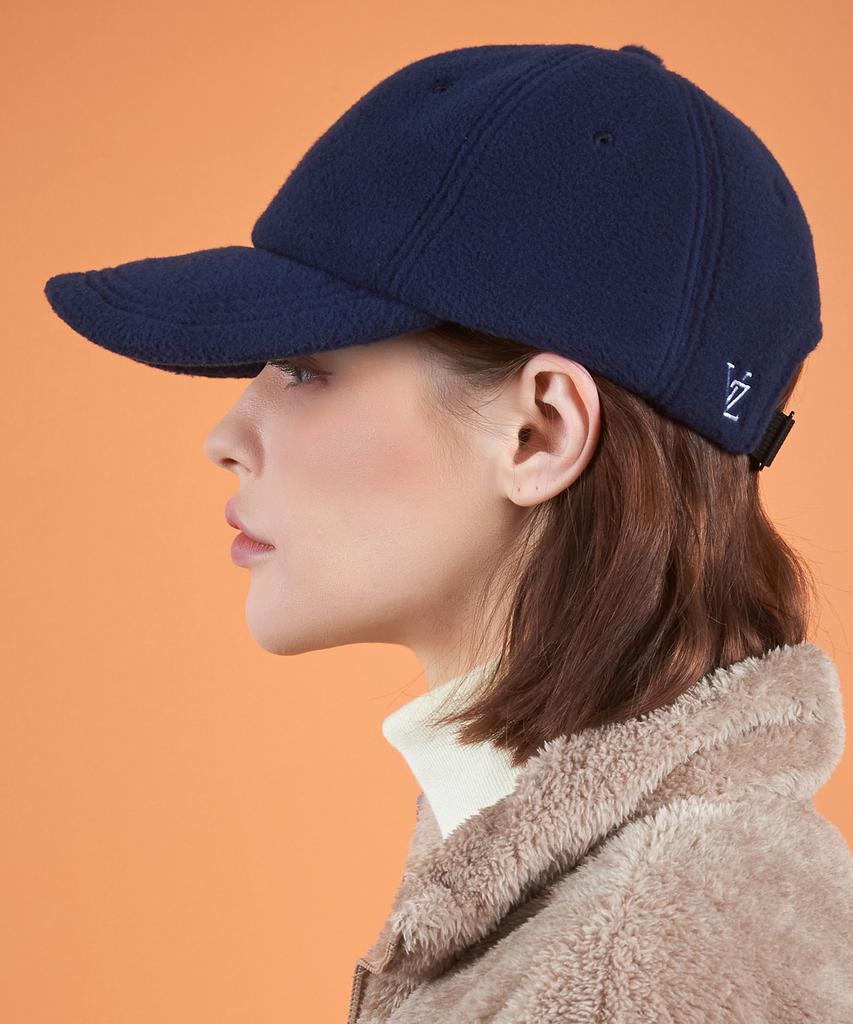Bajal Soft Overfit Fleece Ball Cap Navy