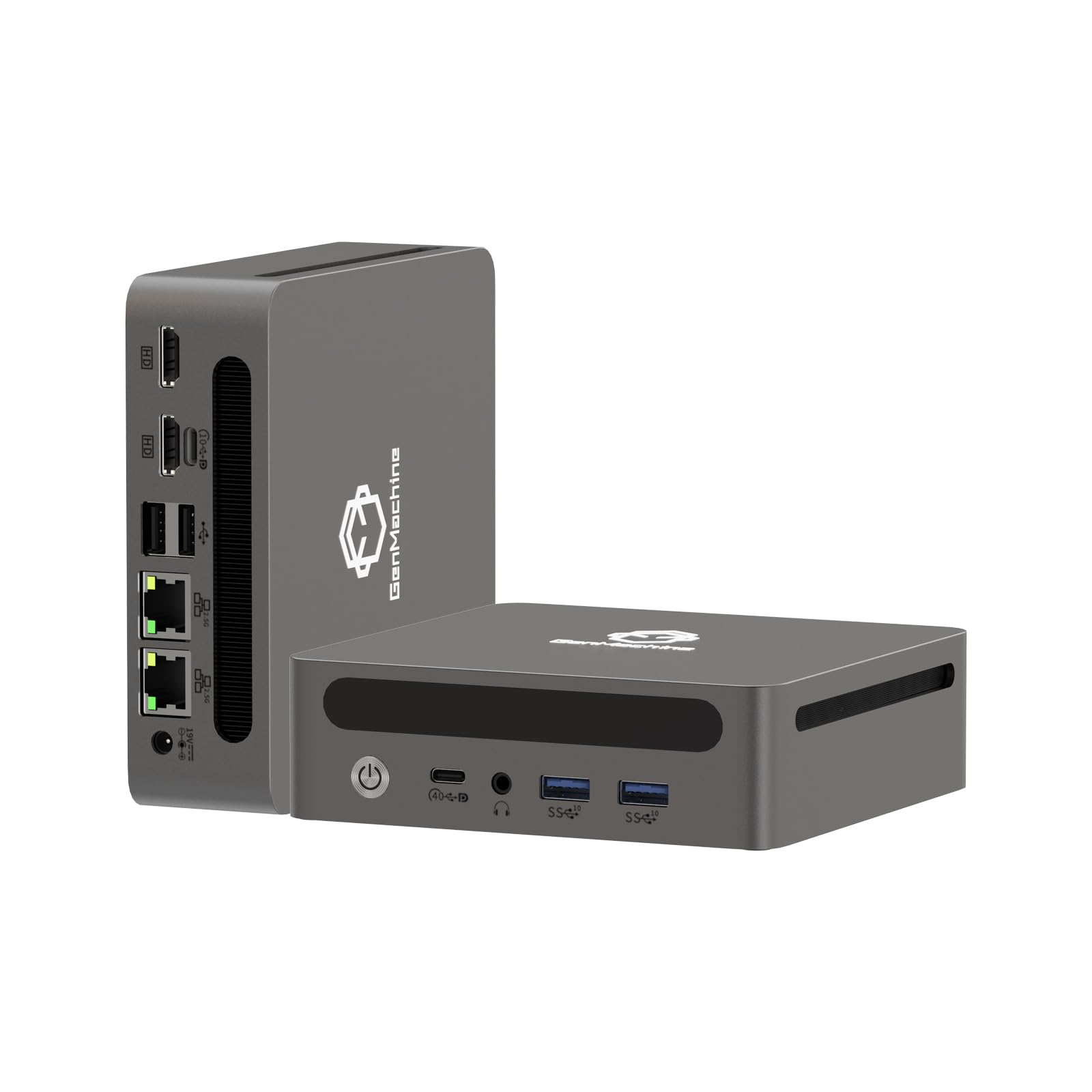 

Genmachine Mini AMD Ryzen 7 8845HS Малий ПК до 16 ГБ 512 ГБ SSD AMD Redeon Провідний Тихий Швидкий Відведення тепла Одночасна підтримка трьох дисплеїв Високий Професійний