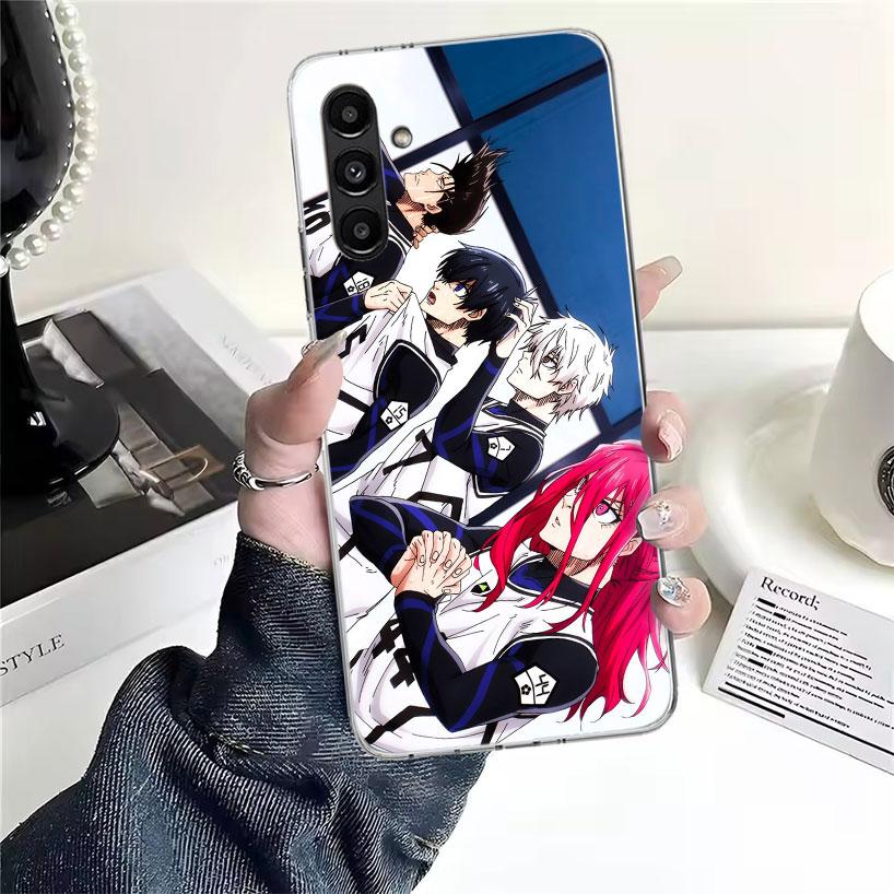 Blue Lock Isagi Yoichi Phone Case For Samsung Galaxy A13 A14 A15 A16 A17 A53 A54 A55 A56 A57 A33 A34 A35 A36 A37 A23 A24 A25 A26