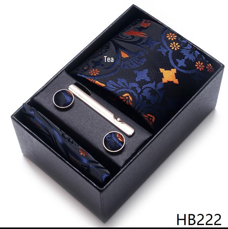 Men's Formal Business Jacquard Tie Gift Box Set