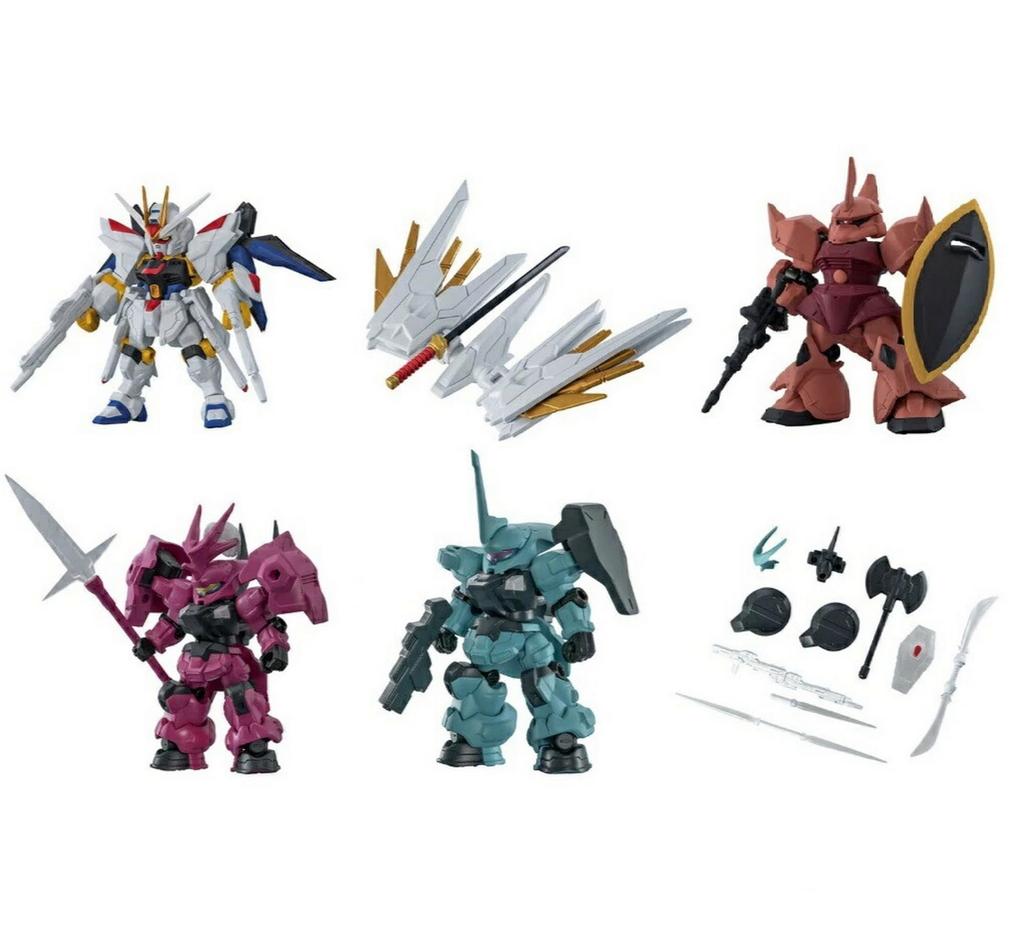 Mobile Suit Gundam MOBILE SUIT ENSEMBLE 28 X 6 Types Set Full Complete Gachapon Capsule Toy