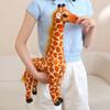 Multiple Sizes Lifelike Giraffe Plush Toys Pretty Standing Pose Prairie Giraffe Doll Big Size Animal Toys Amusing Room Decor