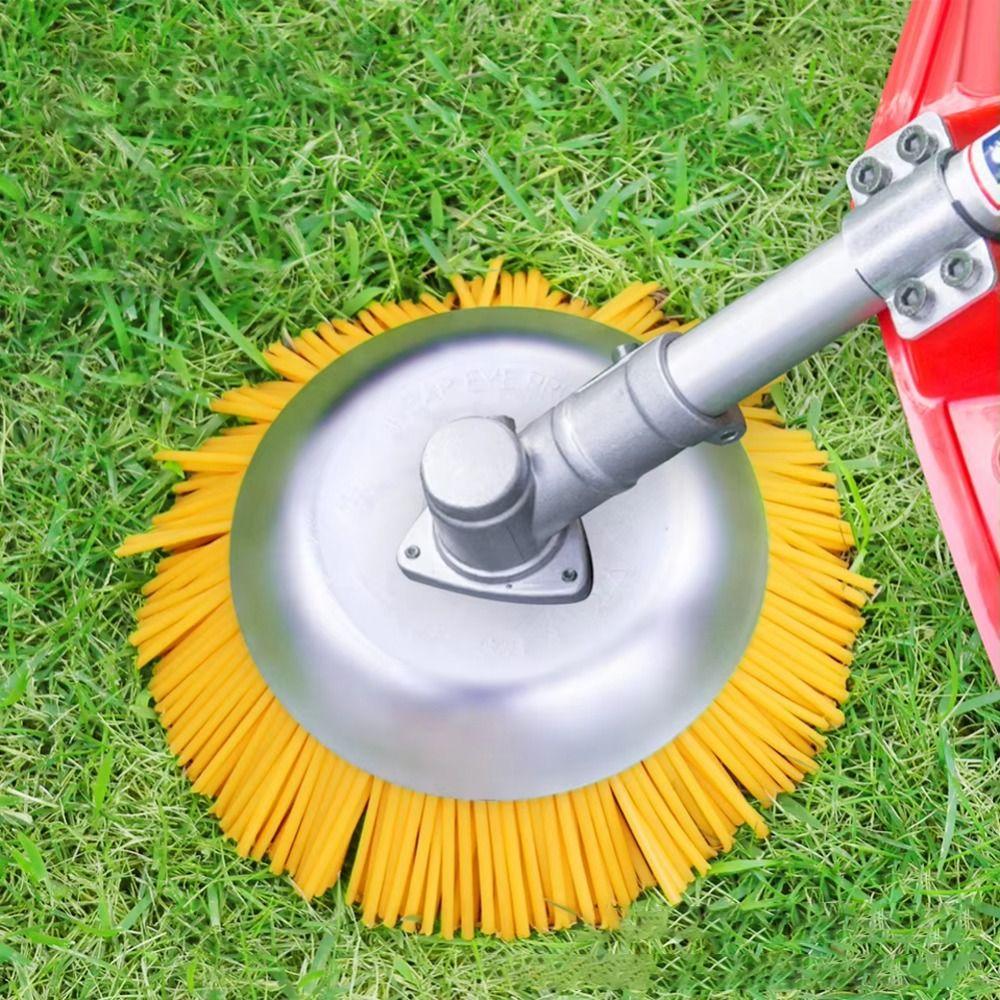 8 Inch Nylon Wire Weeding Head Steel Wire Wheel Rotary Weed Brush Lawn