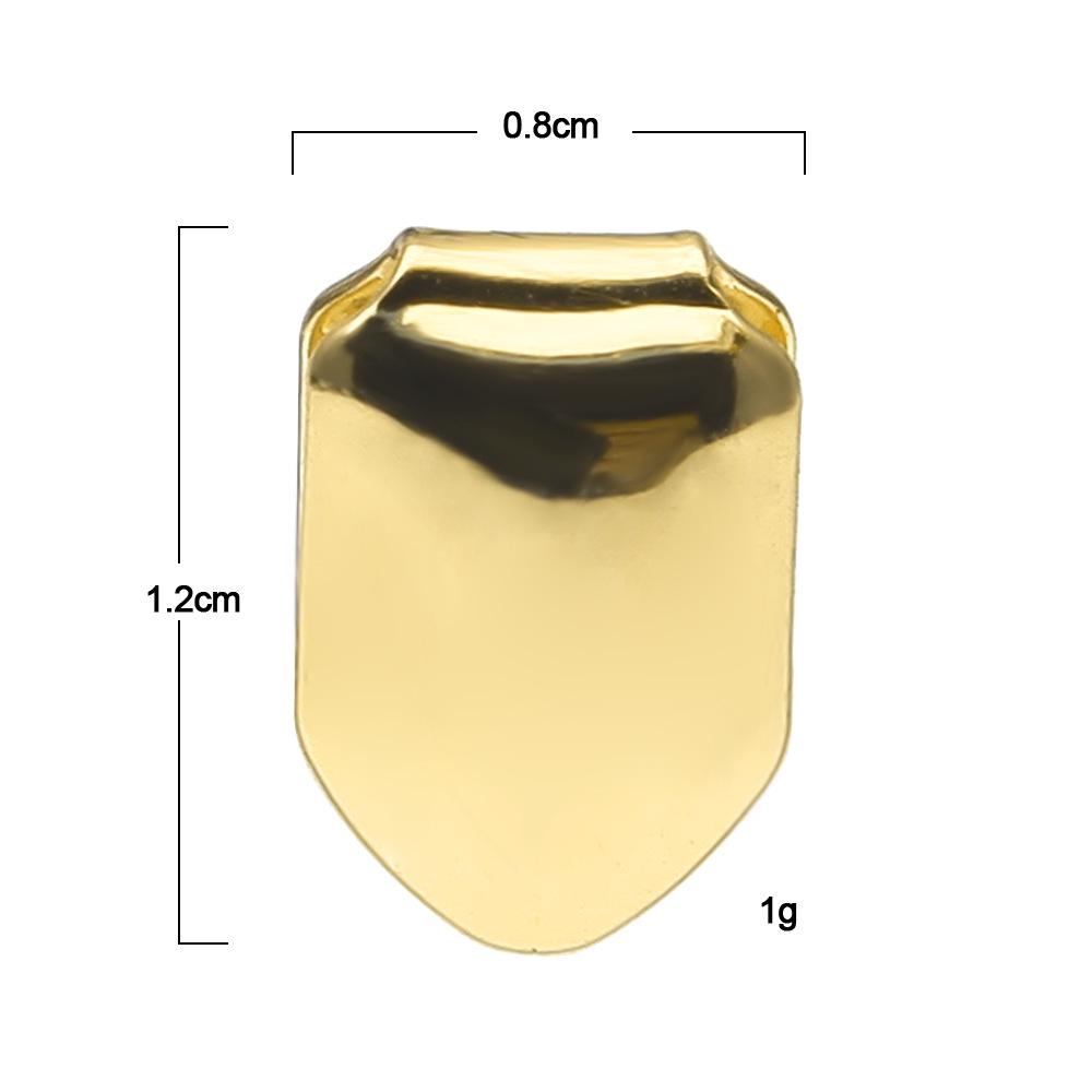 Gold Hip Hop Tooth Cap - Single Tooth Grill for Men