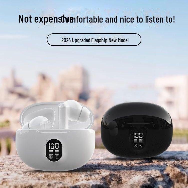 "895B TWS Bluetooth Sports Headset with Digital Display and Noise Reduction"