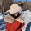 Imitation Fur Beanie Hat Knitted Hat Winter Plush Hat Cute Plush Bucket Hat  Streetwear
