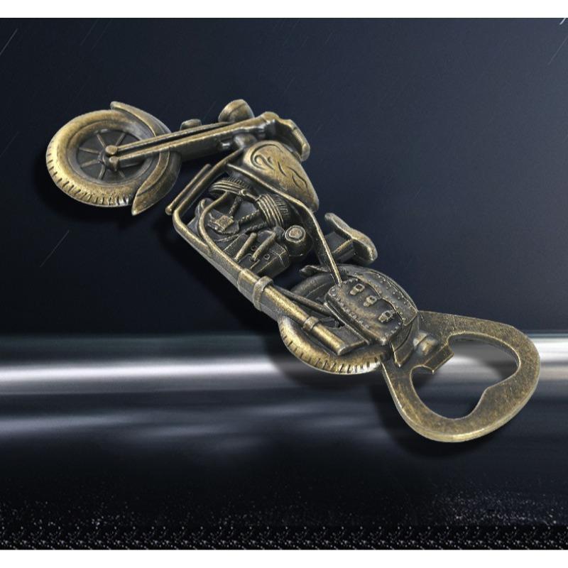 Abrebotellas Retro para Motocicleta de Aleación de Zinc - Diseño de Forma de Dragón Regalo Único, Abrelatas de Cerveza Creativo
