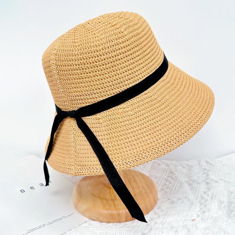 25 New Knitted Sun Hat Summer Thin Sun Protection Bucket Hat Outdoor Travel Vacation Beach Hat Big Edge Face Small