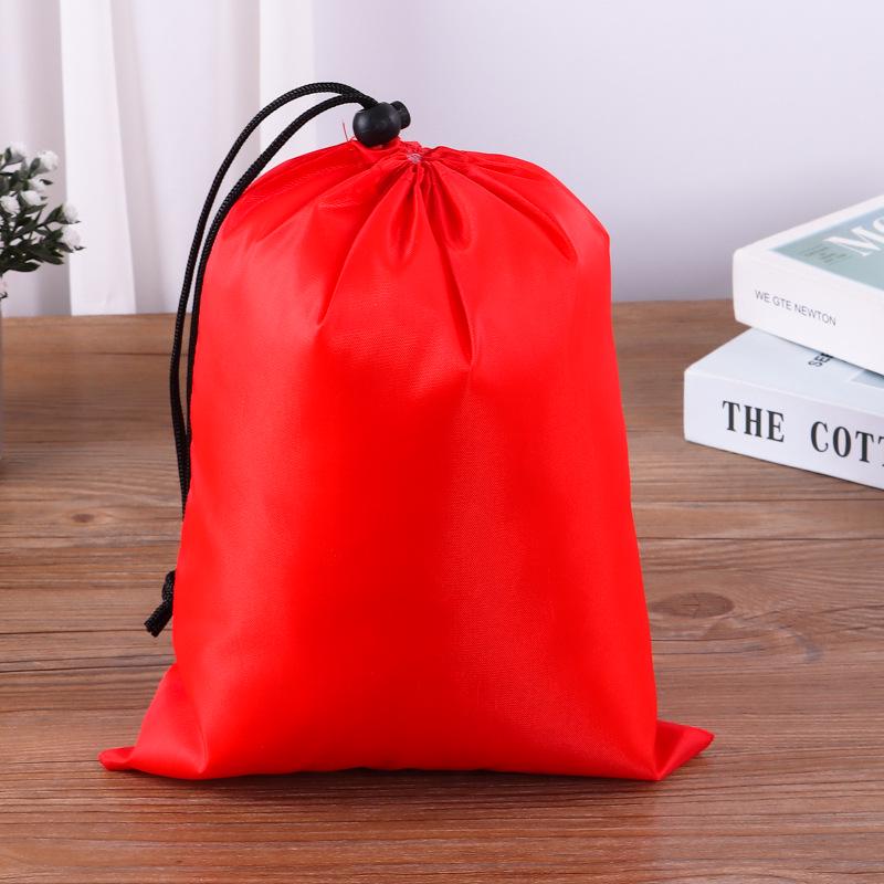 Custom Polyester Drawstring Bag for Clothing Packaging and Storage
