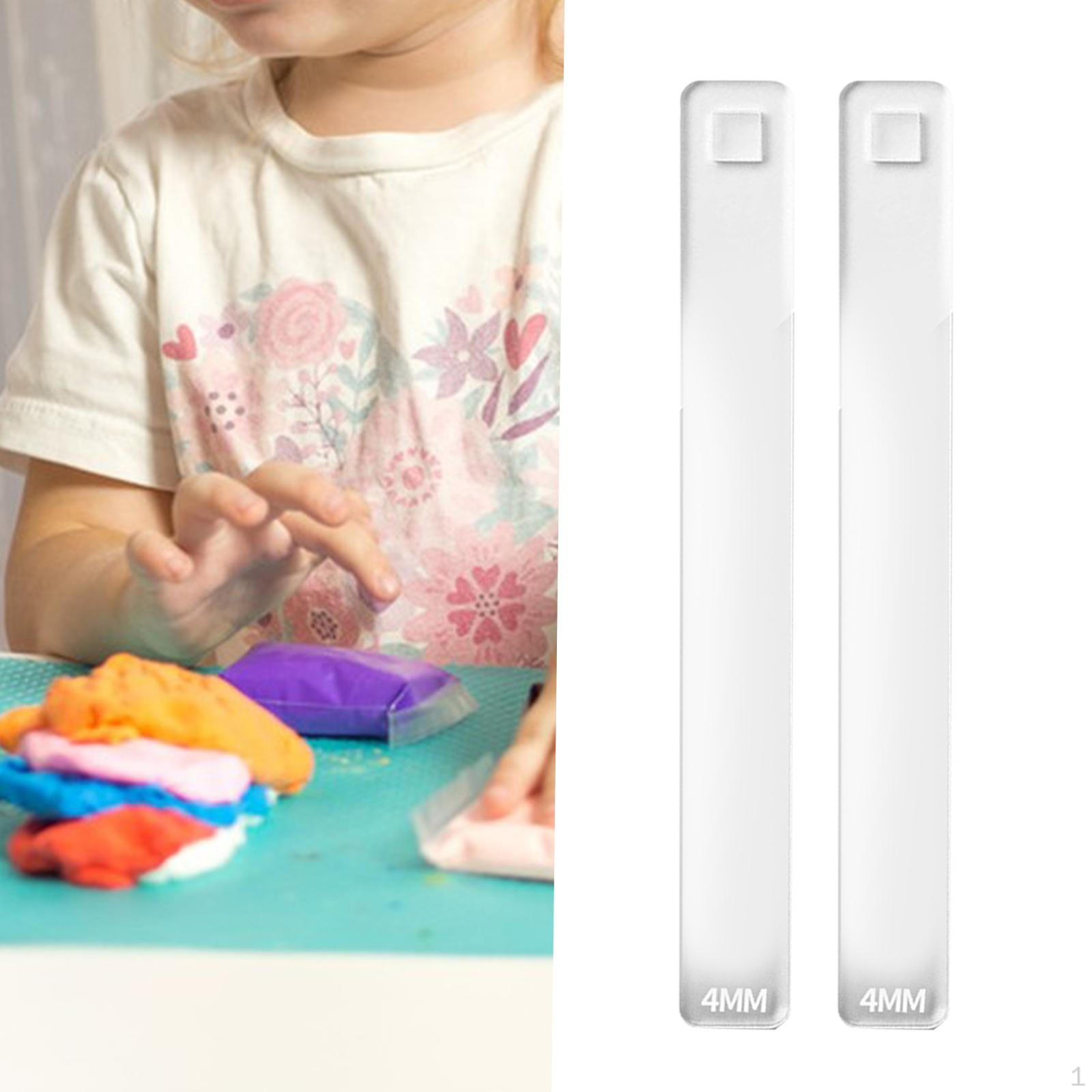 

Линейка баланса глины, акрил, простая в использовании, инструменты для разглаживания вручную для изготовления ювелирных изделий, моделирования 4mm