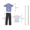 1/12 Outfit Set, Miniature Clothing for Action Figures