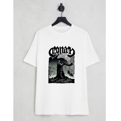 Conan Piper of Doom White Metal Band Tshirt Size Sxl