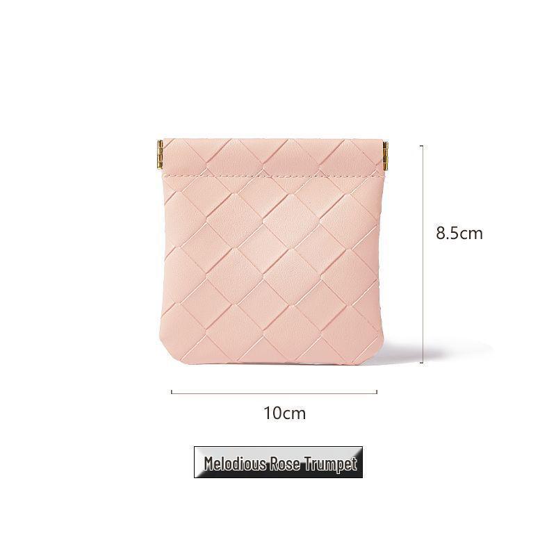 Japanese Cute Cheese Embroidered Women's Coin Purse - Short Textured Wallet