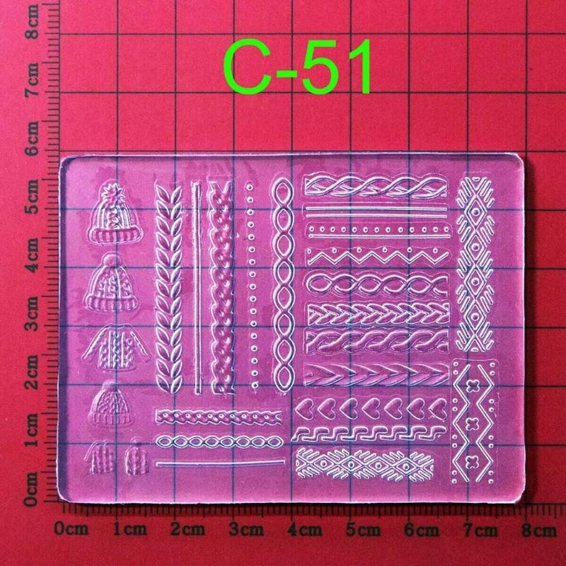 Silicone Nail Art Handicrafts Moulds DIY Nail Tools Accessories Nail Carving Molds Silicone Material for Nail Decoration