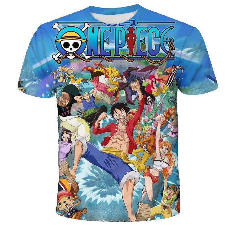 Jungen Anime T-Shirt Sommer Kurzarm Top