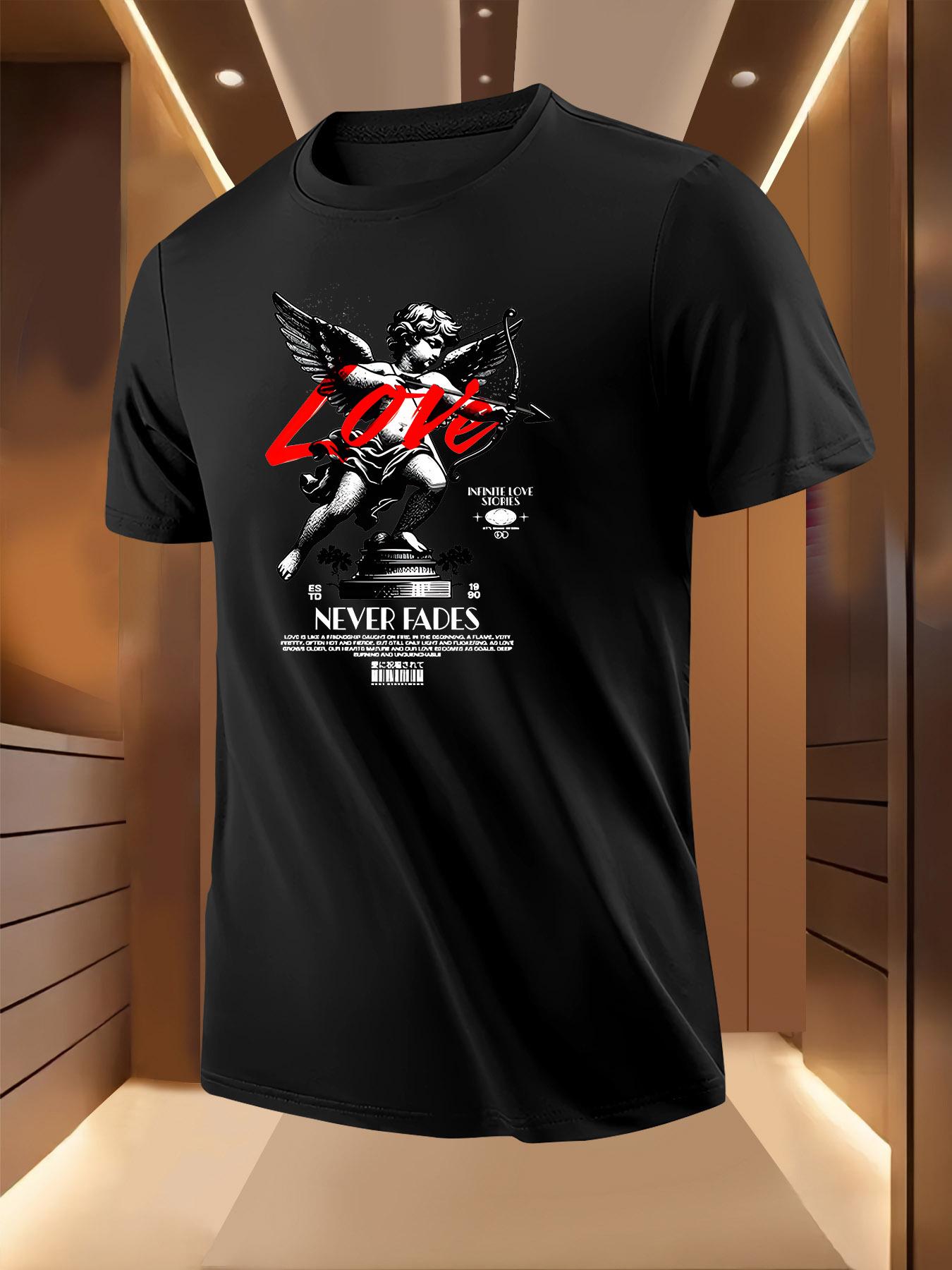 Cupid Graphic Tshirt Graphic Tshirt - Fade-Resistant Print S