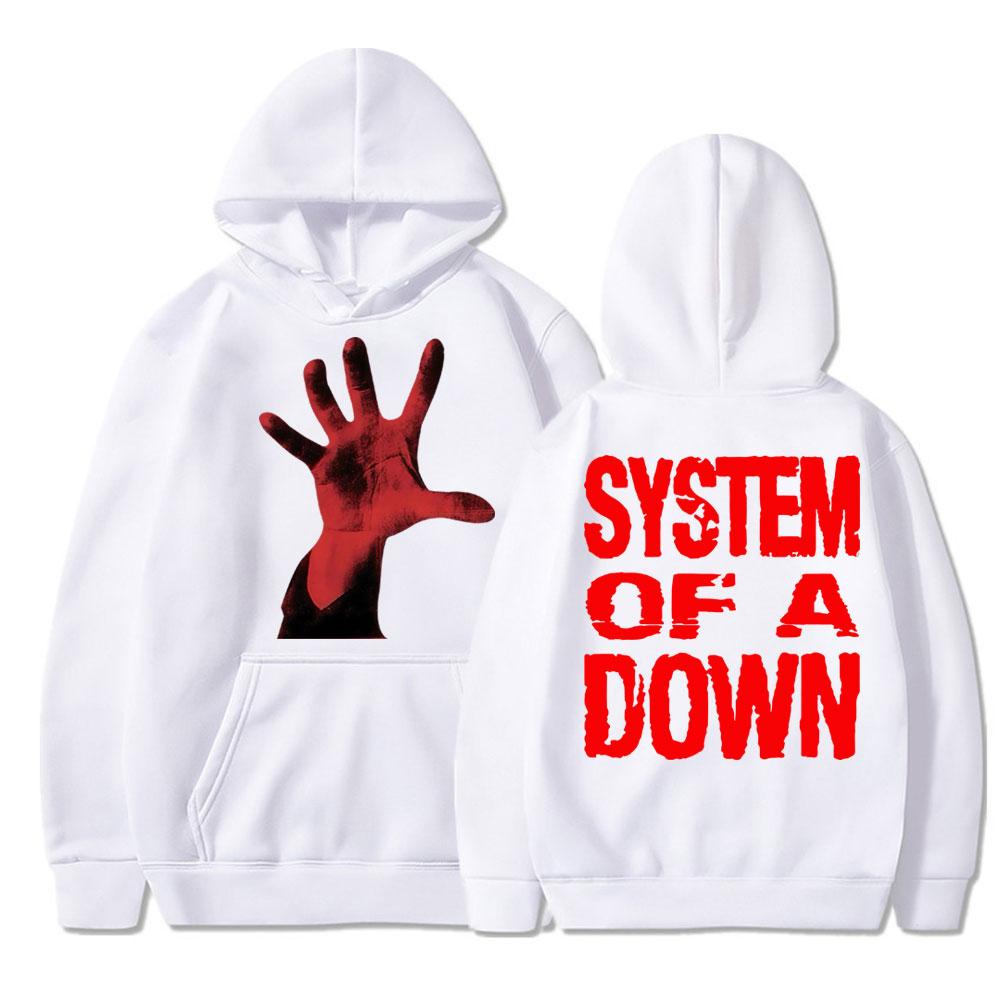 Rock Band System of A Down Band Hoodie Fashion Metal Gothic Harajuku Hip Hop Sweatshirt Men Women Tracksuit