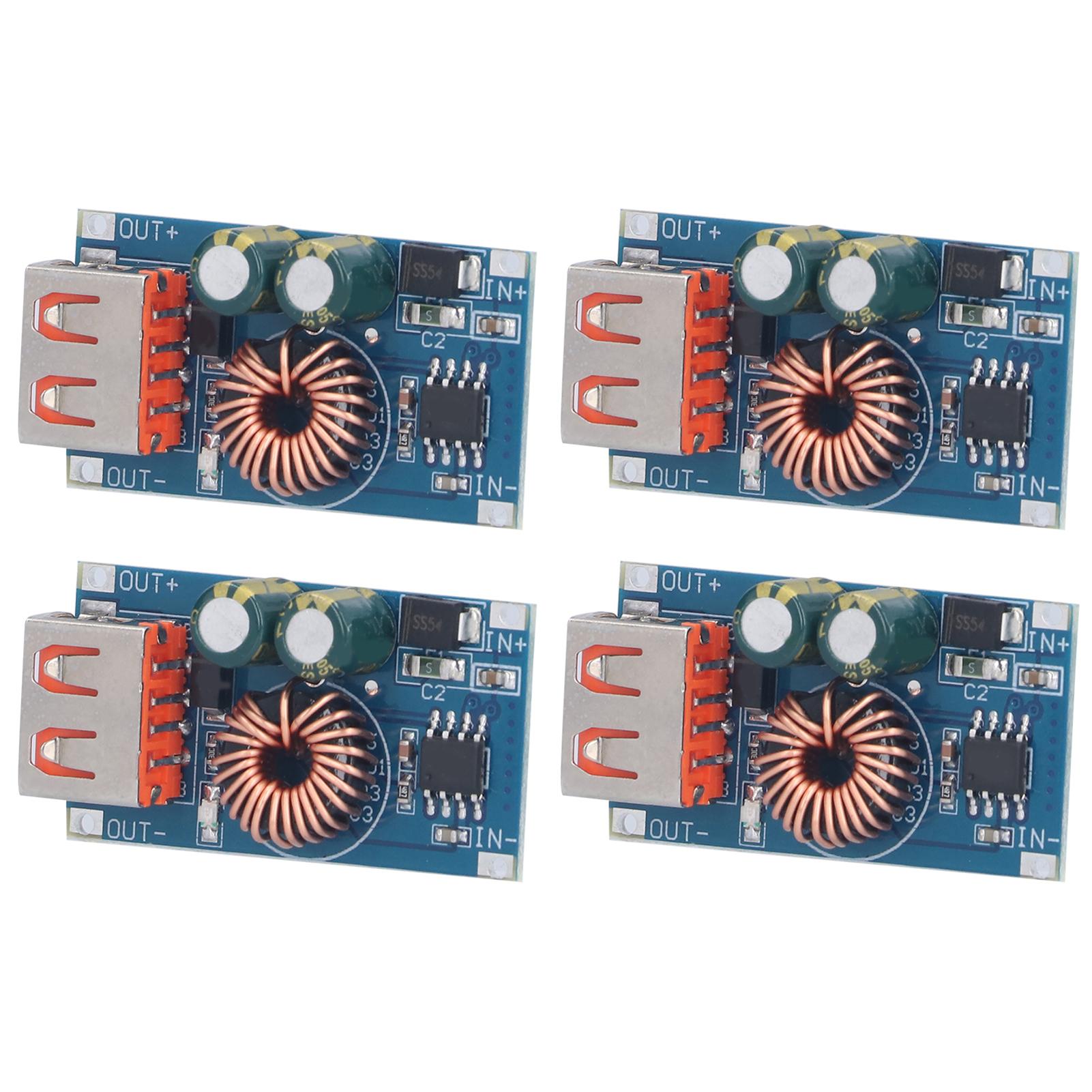 

4pcs StepDown Modules Adjustable DC Converters for Phone Charging Car Charging Driving Recorder