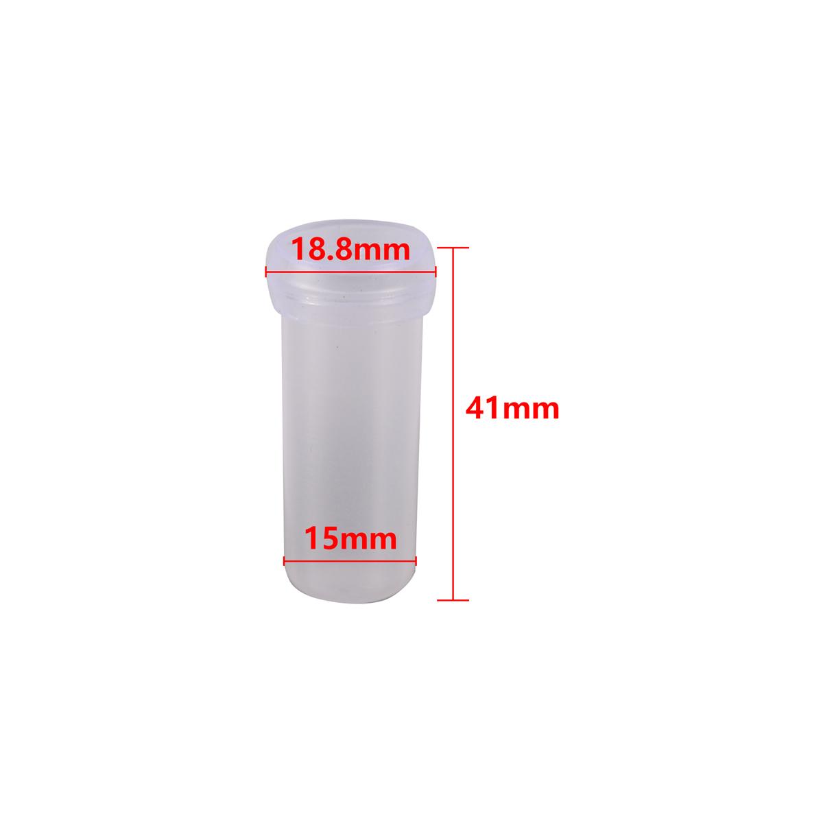 

Transparent Flowers Plants Nutrition Tube With Cap Clear Fresh-Holding Floral Water Pipe Keep Plants Alive Hydroponic Container